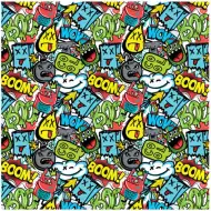 Green BOOM mintás csomagolópapír 100x70cm