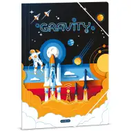 Ars Una: Gravity űrhajós gumis mappa A/4