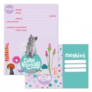 Ars Una: Cute Animals - Kitten cicás 10 db-os meghívó szett borítékkal