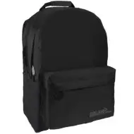 Must: Moon Jeans fekete iskolatáska, hátizsák 32x19x42cm
