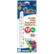 Színes akril festék szett 12ml 12db-os