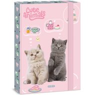 Ars Una: Cute animals - tea party cicás füzetbox A/4