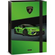 Ars Una: Zöld Lamborghini mintás füzetbox A/4