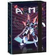 Ars Una: A.R.M.S. robot mintás gumis füzetbox A/5