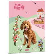 Ars Una: Cute animals Doggie kutyás gumis mappa A/4