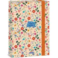 Ars Una: Flower Power virágmintás füzetbox A/4