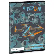 MyDrone 32 lapos sima füzet 20-32 A/5