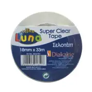 Átlátszó 18mm széles ragasztószalag 33méter 1db
