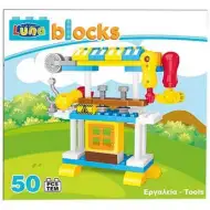 Blocks Barkácsasztal építőjáték szett 50db-os