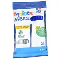 Carioca: Sfera kék golyóstoll 10db-os szett