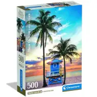Miami Beach, Florida HQC 500 darabos puzzle - Clementoni