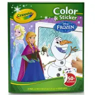 Crayola: Jégvarázs 2 színező, kifestő és matricázó füzet