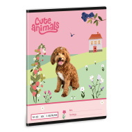 Ars Una: Cute Animals - Doggie A/5 3.osztályos vonalas füzet 12-32