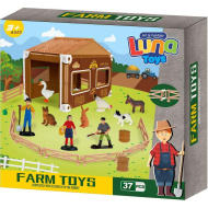 Luna: Jasper Land Farm állatos játékszett 37db-os