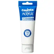 Acrylic 75ml-s akril festék fehér színben - Carioca