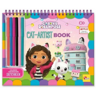 Gabi babaháza Cat-Artist színező könyv - Lisciani