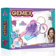Gemex: Gélből drágakő jégkrém ékszerkészítő szett