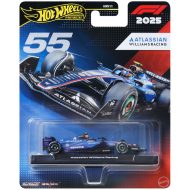 Hot Wheels Premium: Atlassian Williams Racing F1 Team #55 Formula 1 kisautó 1/64 - Mattel