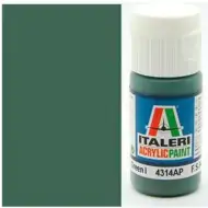 Italeri Flat Medium Green (4314AP) - Matt közép zöld makett festék 20ml