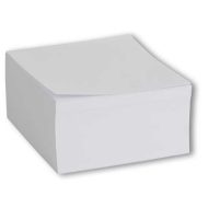 Kocka jegyzettömb 8,5x8,5x4cm-es 500 lapos fehér ragasztott