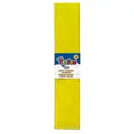 Krepp papír sárga színben 50x200cm