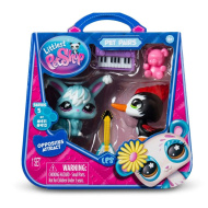 Littlest Pet Shop: Dupla kisállat figura csomag S5 - Harkály és Nyúl