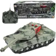 RC Távirányítós M1 Abrams tank fény és hangeffektekkel 1/32-es méretarány 22cm
