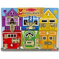 Melissa&Doug: Zárak és reteszek készségfejlesztő fa matató tábla - Spin Master