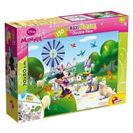 Minnie egér 2 az 1-ben maxi 150db-os puzzle és színező 70x50cm - Lisciani