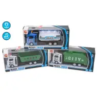 Hulladékszállító teherautó fény és hangeffektekkel több változatban