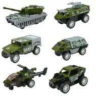Military: Katonai járművek többféle változatban 1/55 1db