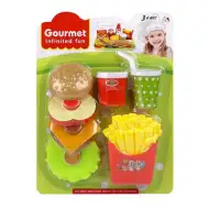 Gourmet hamburgeres étel szett