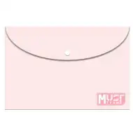 Luna: Must patentos mappa A/4-es pasztell pink színben