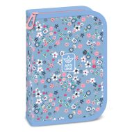 Ars Una: Pearl Blossom kék kihajtható töltött tolltartó 12,8x19,3x3,6cm