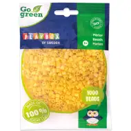 PlayBox: Go Green 5mm-es MIDI vasalható gyöngy 1000db-os sárga színben
