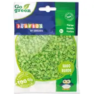 PlayBox: Go Green 5mm-es MIDI vasalható gyöngy 1000db-os világoszöld színben