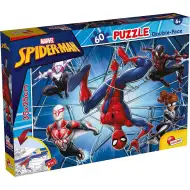 Pókember 2 az 1-ben 60db-os puzzle és színező 35x25cm - Lisciani