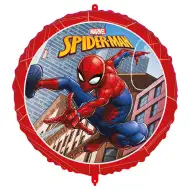 Szülinapi fólia lufi – Pókember mintás 46cm