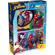 Pókember 2 az 1-ben maxi 2x60db-os puzzle és színező 50x35cm - Lisciani