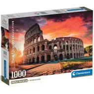 Naplemente Rómában 1000 db-os HQC puzzle poszterrel - Clementoni