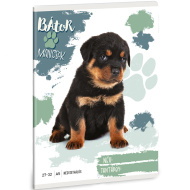 Ars Una: Bátor Mancsok - Rottweiler kockás füzet A/5 27-32