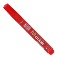 Spirit: Piros alkoholos filctoll 4mm-es kerekített heggyel