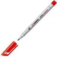 Stabilo: OHPen "M" 1,0mm vonalvastagságú piros alkoholos filctoll