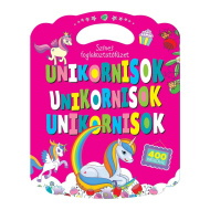 Színes foglalkoztatófüzet unikornisokkal