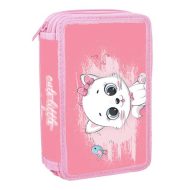 Spirit: Little Kitty cica mintás három szintes töltött tolltartó 28db-os