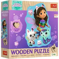 Gabi babaháza kontúros 50db-os fa puzzle - Trefl