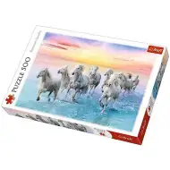 Galoppozó fehér lovak 500db-os puzzle - Trefl