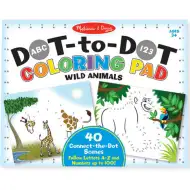 Vadállatok pontösszekötös rajzfüzet - Melissa & Doug