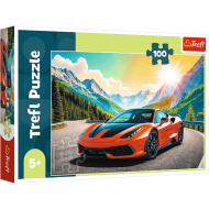 Sportautó a hegyekben 100db-os puzzle - Trefl