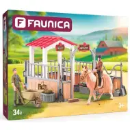 Faunica: Istálló lóval és kiegészítőkkel - Woodyland